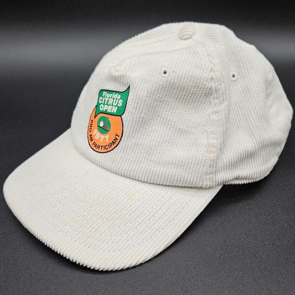 19th Hole Collection American Needle Corduroy Snapback Trucker Hat Golf Ball Cap